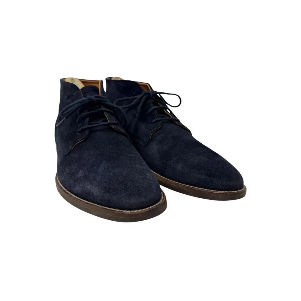 Tommy Hilfiger Mens booties Size 10 Chukka Boot Blue Suede